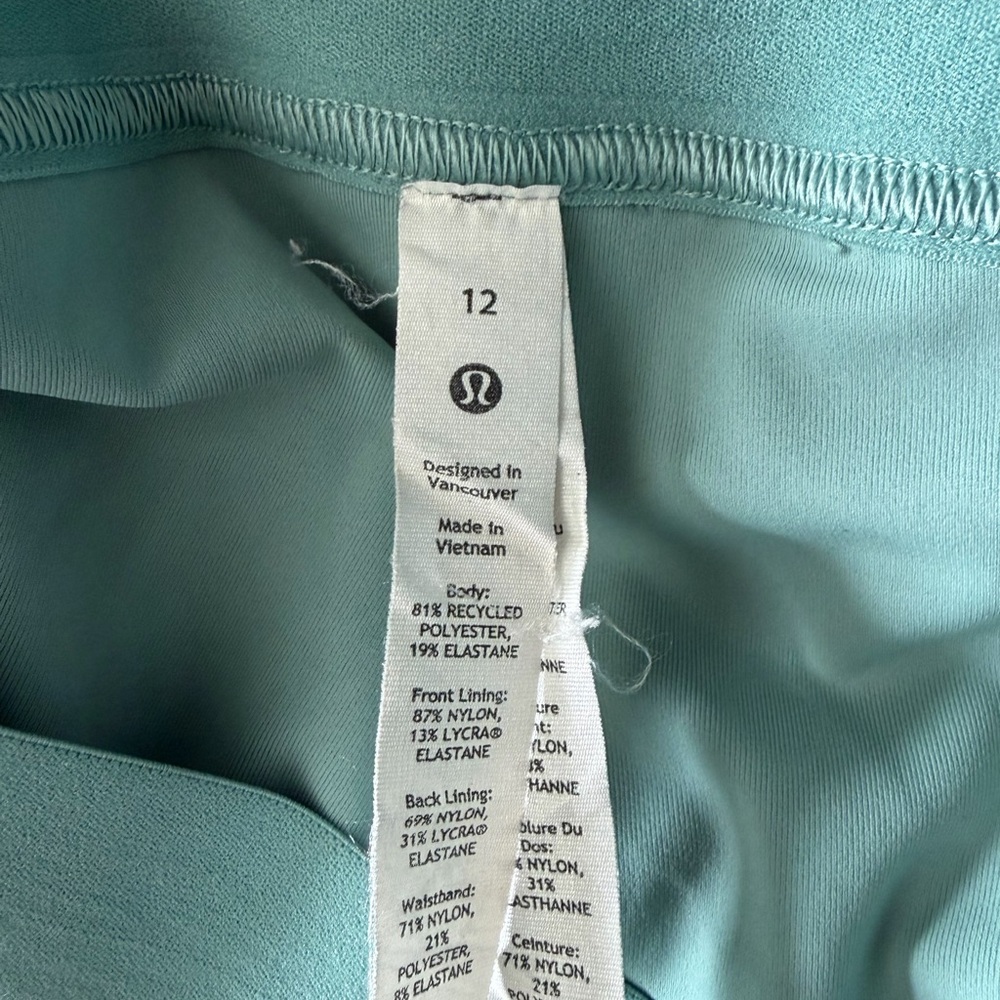 Lululemon Mint Green Pleated Skirt - Picture 2 of 3